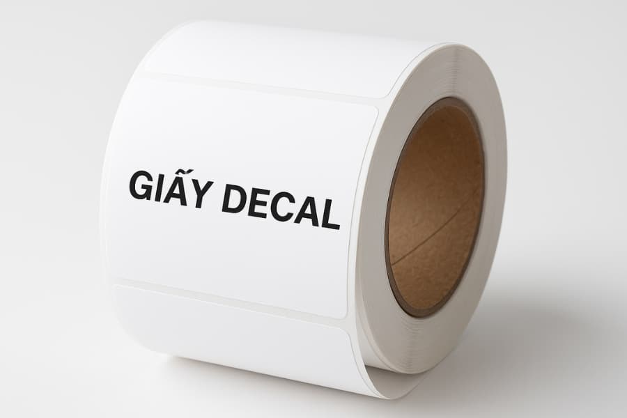 Ảnh: giấy Decal theo cuộn 